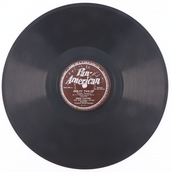 Eddie Cantor-One-zy Two-zy-I Love You-zy/Rather Do Without 78 rpm Record PAN 036 - Picture 2 of 12